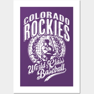 Vintage ROCKIES World Class Baseball Posters and Art